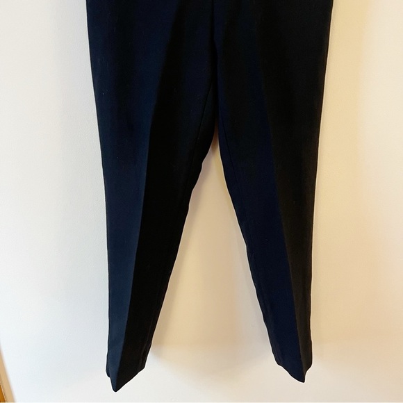 Kate Spade Black Ponte Pants Zipper Pockets Ankle Fit Size 0 Business Casual - Picture 3 of 8